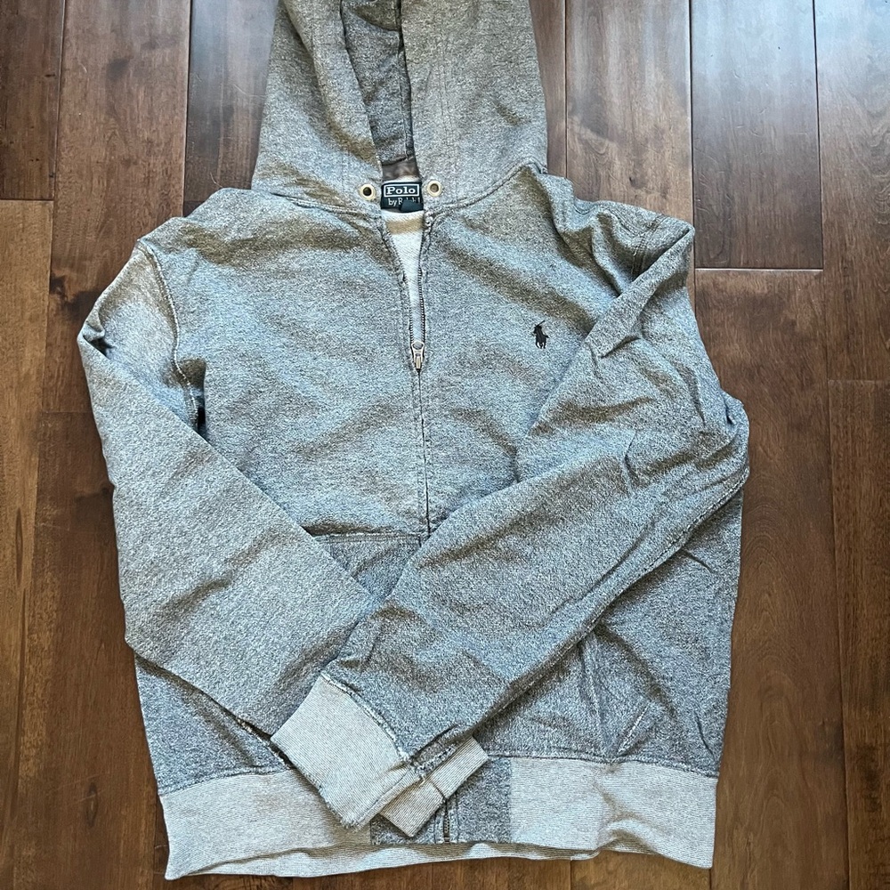 Polo by Ralph Lauren Gray Zip-Up Hoodie